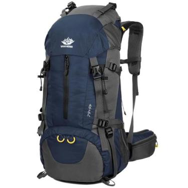 Imagem de Mochila de Caminhada WoneNice 50L Impermeável com Capa de Chuva