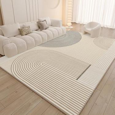 Imagem de Grande sala de estar tapete quarto vestiário fácil de cuidar tapetes minimalistas high-end estilo creme sofá mesa de centro tapetes, HCD2220, QD, A, 300x400CM