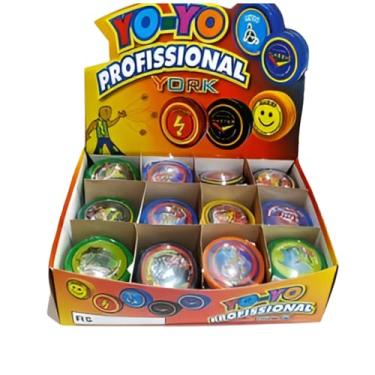 Imagem de Caixa com 24 Unidades de Yo-Yo York Profissional – Coleção Ioio (24)