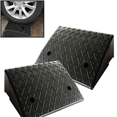 Imagem de Almofadas de borracha Reliancer 2 para guidão resistentes de 136 kg Rampa de Limiar de Carregamento Profissional Réguas de Carregamento Carro Régua de Motocicleta para Carregamento Dock Driveway Veículos SUV Caminhão Empilhadores Roda Bicicleta