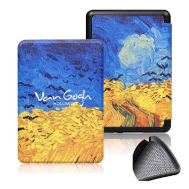 Imagem de GUKSRASO Capa para o Kindle Paperwhite e Kindle Colorsoft Signature Edition (7", 12ª Geração, Release 2024), PU e TPU Soft Traseiro com a Função Automotor/Sleep