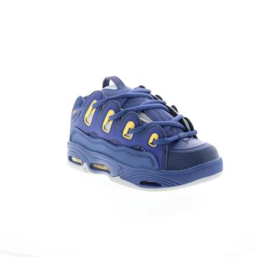 Imagem de Osiris Tênis de skate masculino D3 2001, azul cadet, amarelo, tamanho 41