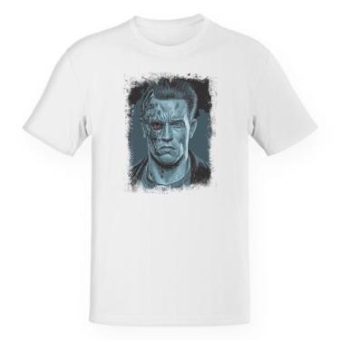 Imagem de Camiseta Infantil Exterminador face machucada olho vermelho - Alearts,