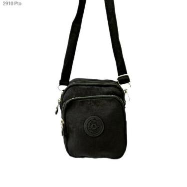 Imagem de Bolsa Feminina Transversal Porta Celular Nylon Tactel Impermeável Supe