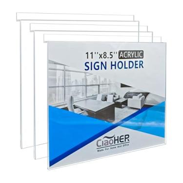 Imagem de CiaoHER Suporte de placa de slatwall acrílico, tamanho carta, 28 x 21,6 cm (3)