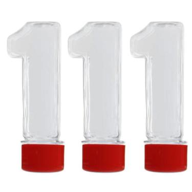 Imagem de 20 Tubetes Numero 1 Lembrancinhas De Festa 1 Ano Infantil Decoração Fe