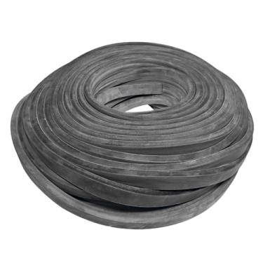 Imagem de Borracha Perfil Esponjoso Vedação 25x12,5mm Macio -25 Metros Borrachas Londrina