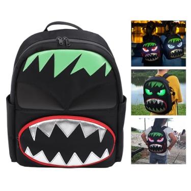 Imagem de Mochila LED de Grande Capacidade Programável Resistente à água para Motocicleta Mochila para Laptop