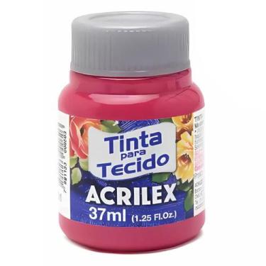 Imagem de Tinta Para Tecido Acrilex Fosca 37ml Escolha a Cor, 542 - ROSA ESCURO