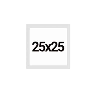 Imagem de Moldura 25x25 com Eucatex (MDF) Branco