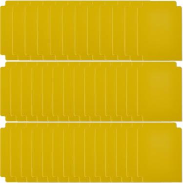 Imagem de CRASPIRE Divisores de cartões colecionáveis separador de cartões amarelo bandeja de classificação de cartões divisórias de cartão de plástico separador de cartas de jogo de tabuleiro divisórias de