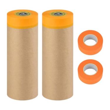 Imagem de Wswqop 2 unidades de filmes de máscara pré-gravados para pintura de móveis, projetos de bricolagem, casa e ambientes internos