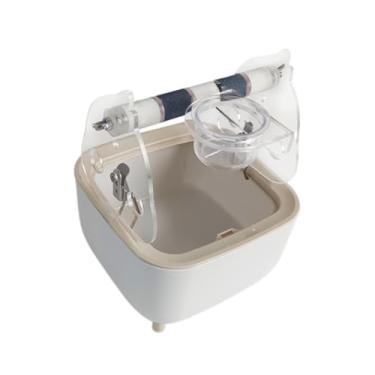 Imagem de Bothyi Treinamento de Toalet stand, poleiro de, academia, estação de queda interativa multifuncional pequena poleiro de pássaro para, Cinza