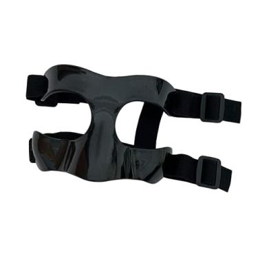 Imagem de Vaveren Protetor de nariz para nariz quebrado escudos faciais proteção facial máscara de cobertura facial protetor facial para ginástica exercício futebol, Meia Armação