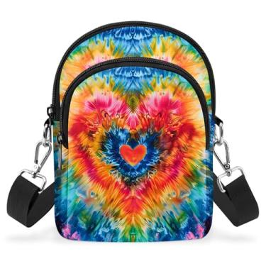 Imagem de opshksog Bolsa transversal pequena para celular feminina com alça ajustável bolsa de ombro bolsa carteira de viagem, Dourado, Moda casual