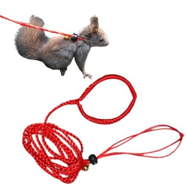 Imagem de Peitoral para animais pequenos, corda de tração de esquilo, ajustável, para hamster, leve, para planador de açúcar, esquilo, ouriço