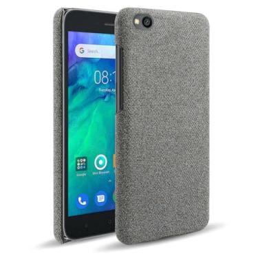 Imagem de Capa para Xiaomi GO,Capa desenhada em lona,Case Protetora Ultrafina com Empunhadura Macia,Design em Tecido Antichoque e Antiarranhões-Gray
