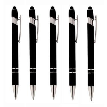 Imagem de Caneta Touch Metálica Kit Com 5 Unidades Esferográfica-Luxo