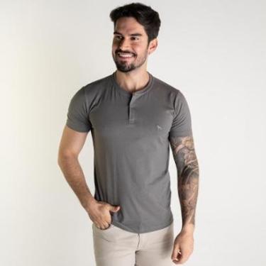 Imagem de Camiseta Acostamento Henley Masculina-Masculino