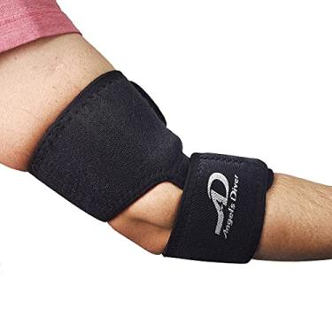 Imagem de Cotoveleira Ortopédica Ajustável Neoprene Preta