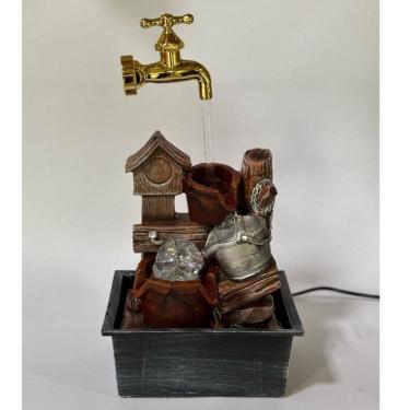 Imagem de Fonte de Água Torneira Flutuante Decorativa, Ideal para Pátios e Varandas