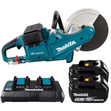 Imagem de Cortador de Concreto + Bateria 18v 6.0ah + Carregador Kit-dce090-127v Makita