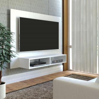 Imagem de Painel Com Suporte Tv 50 Multimóveis Cr45158 Branco Branco