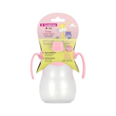 Imagem de Copo Para Treinamento Infantil Rosa Bebê - Sanremo