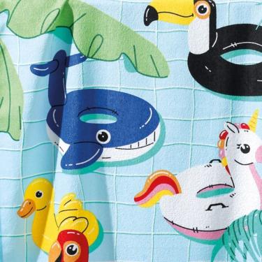 Imagem de Toalha de Banho Infantil Felpuda Dohler Pool