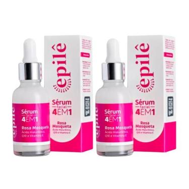 Imagem de Kit C2 Serum Facial 4 em 1 Rosa Mosqueta 30Ml - Epile - RUGOL