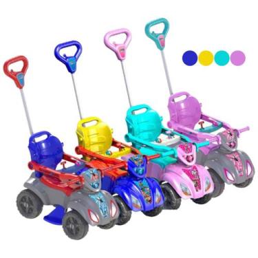 Imagem de Carrinho de Passeio Infantil Quadriciclo Spider Aranha Dog Cachorro Ki