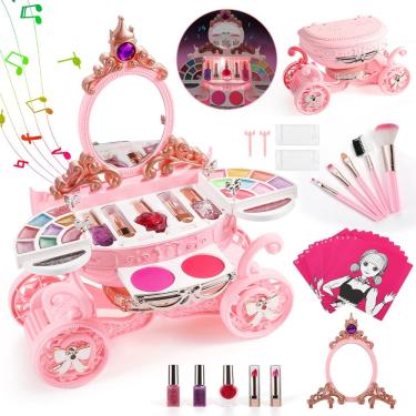 Imagem de Kit de maquiagem Winjess para crianças Pretend Play com Music Princess