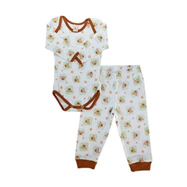 Imagem de Conjunto de Boby para menino e menina pijama bebe, conjunto malha egpcia,TAM. GG