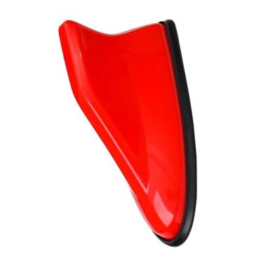 Imagem de Piano Coating Car Roof -Radio Signal Sinal de Tubarão Fin Antenna Exterior Acessórios para Automóveis (Vermelho)
