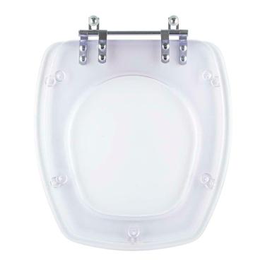 Imagem de Assento Sanitario Poliester Acrilico Transparente Thema Para Vaso Incepa 6lpf
