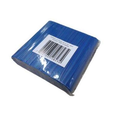 Imagem de Amarrilho Azul 9cm C/1000 Un  Fecho Plástico p/ Embalagem, Hortifruti,
