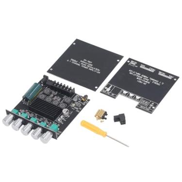 Imagem de Módulo Amplificador de Potência de áudio, Módulo Amplificador de Potência de áudio BT de 2.1 Canais DIY Alto-falante Sem Fio Placa Amplificadora de Potência Digital DC12-24V para