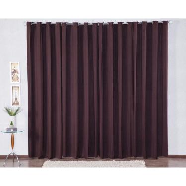 Imagem de Cortina para Decoração de Sala Quarto Porta Balcão Malha Gel com Ilhós Lisa 6,00m x 2,80m