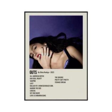 Imagem de Cantor O-Olivia R-Rodrigo Poster Imprime Fotos de Parede Sala de estar