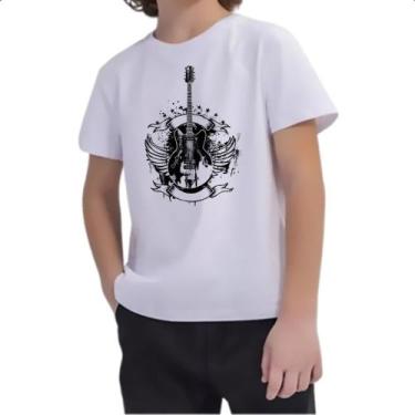 Imagem de Camiseta Infantil Guitarra asas vintage - Alearts, 6