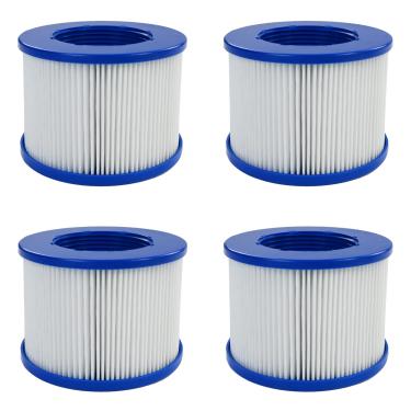 Imagem de MRSTOT Substituição de filtro de banheira de hidromassagem rosqueada para RELXTIME/ALEKO/Wejoy Aquaspa/Co-z/Wave/CleverSpa - Cartuchos rosqueados para banheiras de hidromassagem infláveis e piscinas