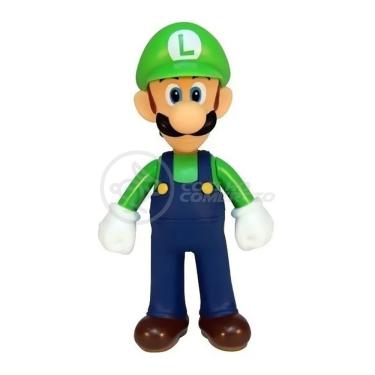 Imagem de Boneco Luigi Grande Super Size 23Cm - Super Mario