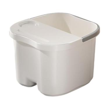 Imagem de Ysyqkn Banheira para Banho de Pés, Banheira para Escalda-pés, Ferrugem, Pequeno com Tampa