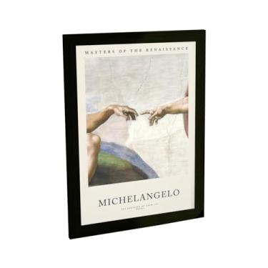 Imagem de Quadro Decorativo Criação De Adão Michelangelo
