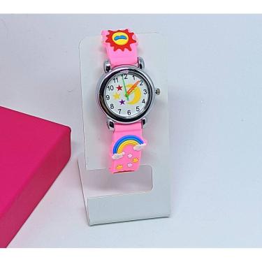 Imagem de Relógio Infantil Analógico Quartzo Pulseira silicone Esporte Desenho Animados 3D para Crianças Meninas Meninos Bebês