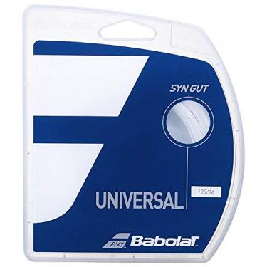Imagem de Babolat Unissex – Saitenset sintético adulto 12 m - fio de tênis Weiß, branco, 1,25