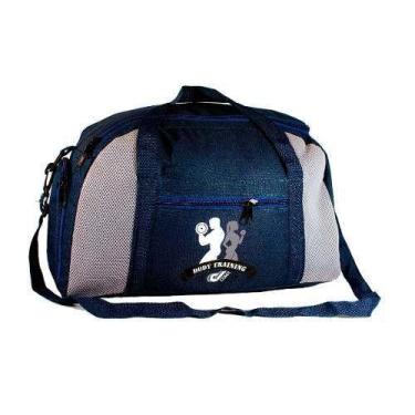 Imagem de Bolsa Academia Com Porta Tenis fitness - dedcases, Azul escuro