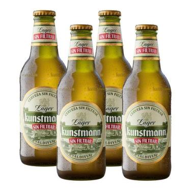 Imagem de Cerveja Lager Sin Filtrar Kunstmann 4 Unidades