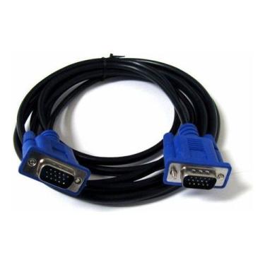 Imagem de Cabo Vga 5 Metros Blindado Projetor Tv Lcd Monitor Pc Db15 - Aaa top