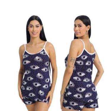 Imagem de Pijama Baby Doll tecido em Liganete confortável - N.I Moda Íntima, P